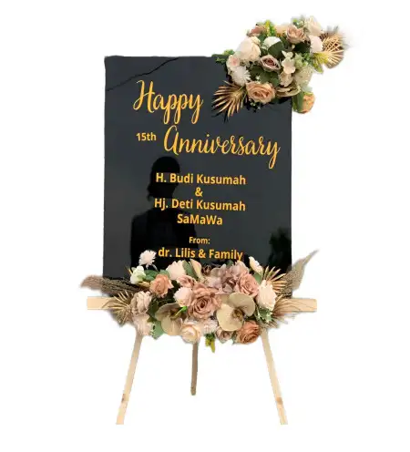 Papan Bunga Akrilik lembata