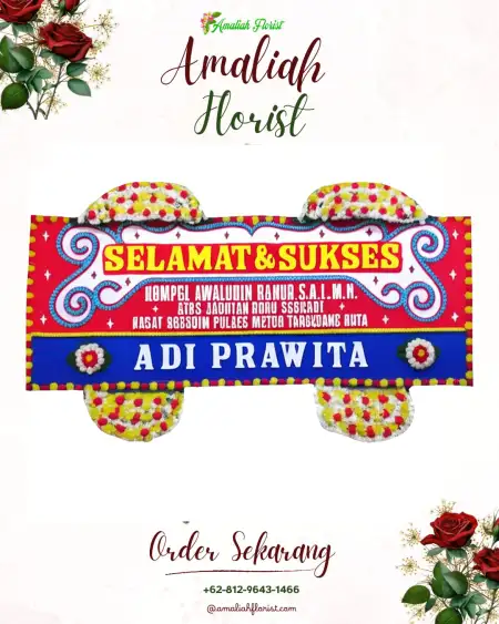 Papan Bunga Ucapan Selamat lembata